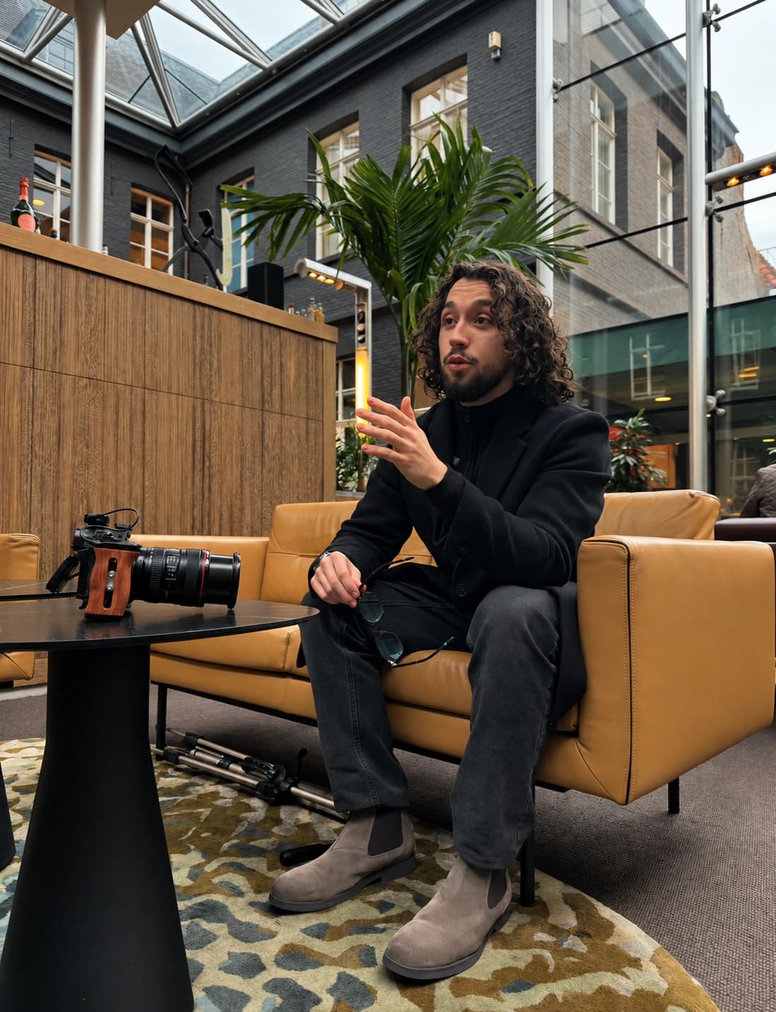 Mahé Da Sylva, directeur de QICS, pendant une session de travail