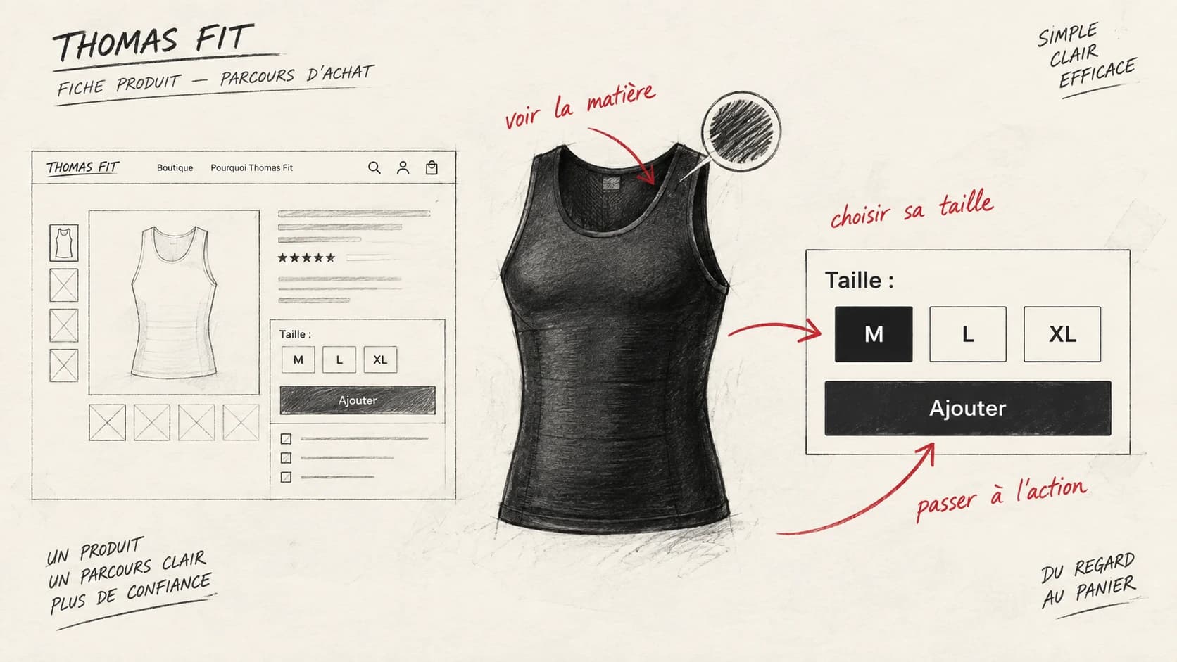 Recherche UX de fiche produit