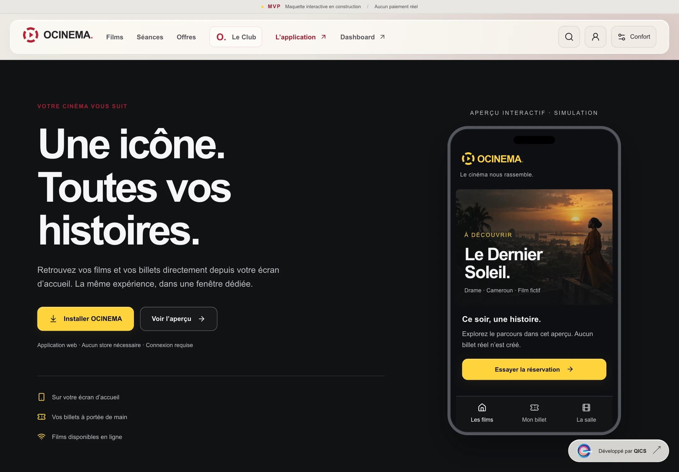 Présentation de l’application